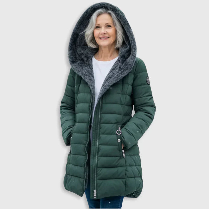 Nicole | Warm Hooded Winter Jacket