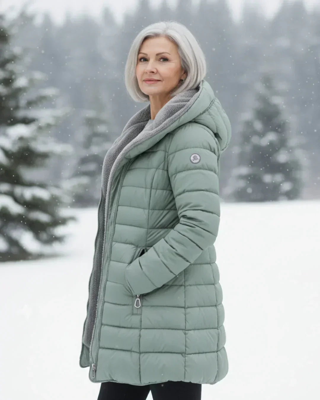 Nicole | Warm Hooded Winter Jacket