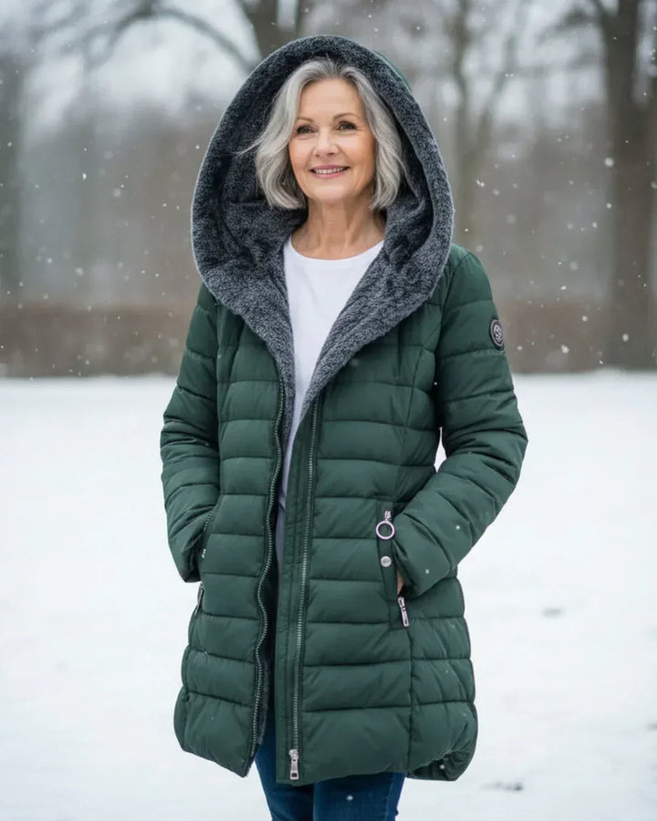 Nicole | Warm Hooded Winter Jacket