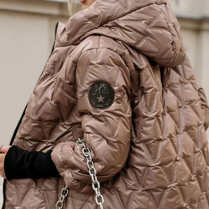 Carolina | Quilted Puffer Jacket with Oversized Collar