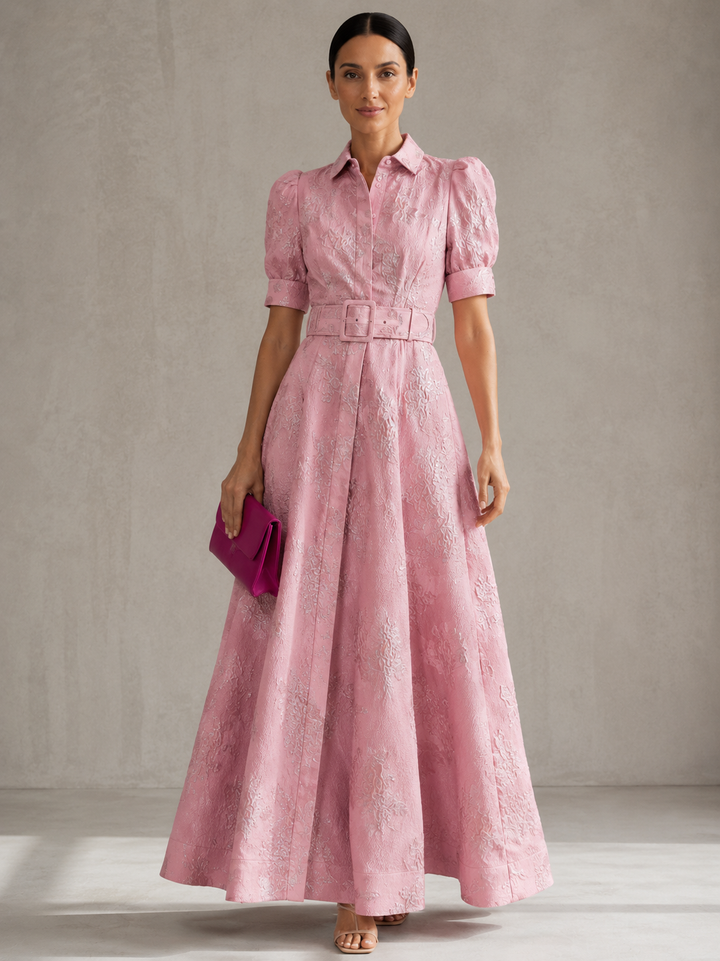 Aria | Robe Courte avec Manches Ballon