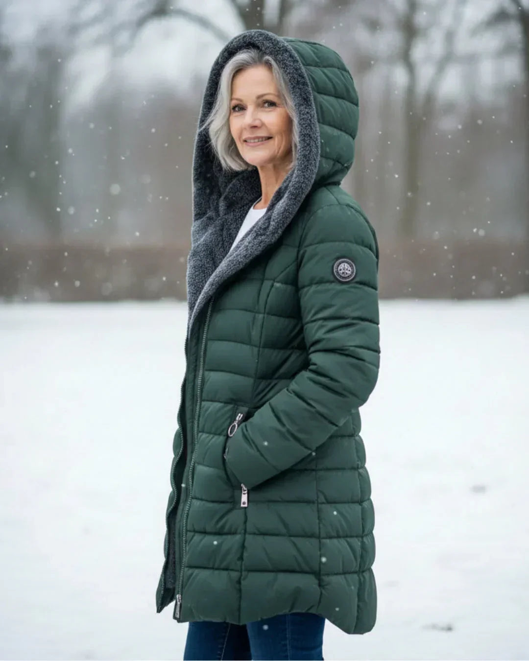 Nicole | Warm Hooded Winter Jacket