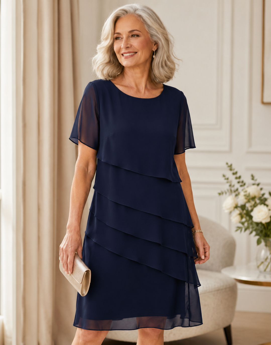 Linda | Robe à volants Élégante et Confortable