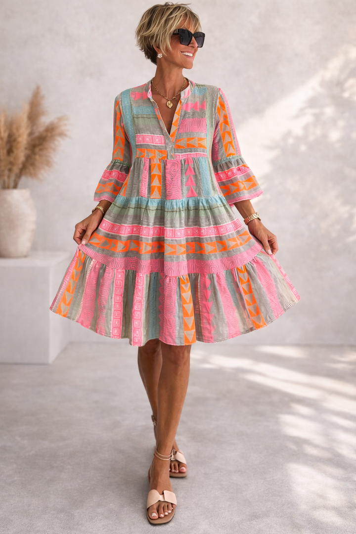 Camille | Robe midi élégante et fluide