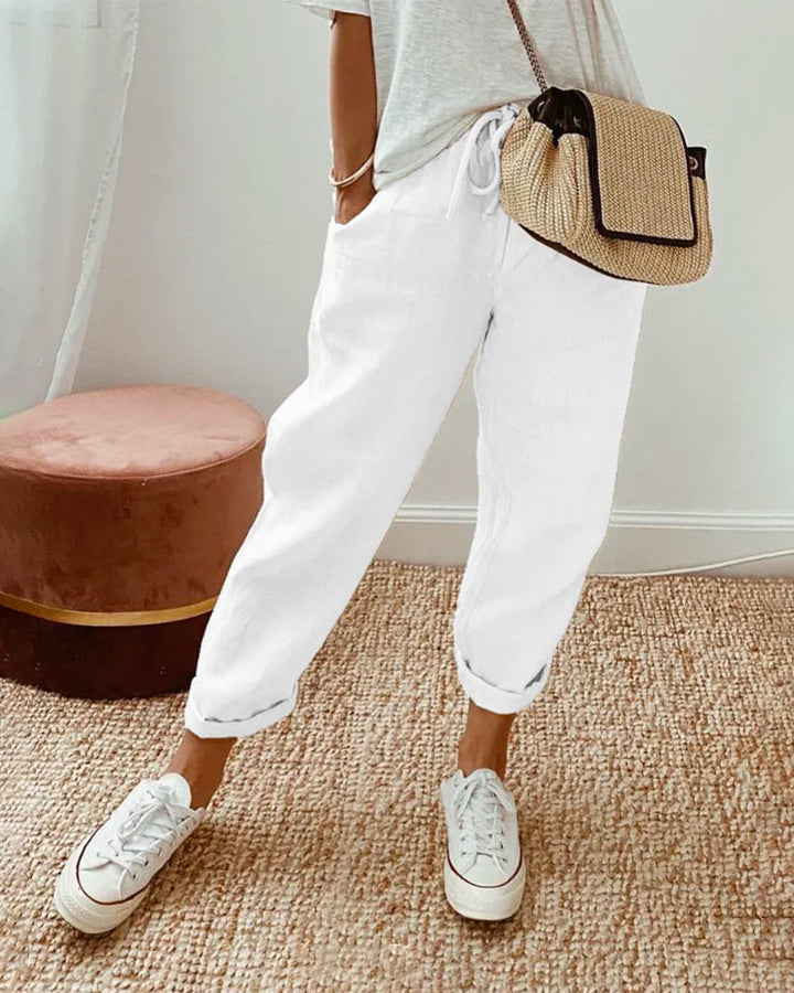 SANNE™ | Pantalon Décontracté pour Femmes avec Confort Respirant et Élégance Intemporelle pour Chaque Jour