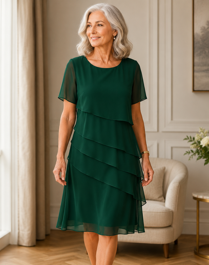 Linda | Robe à volants Élégante et Confortable