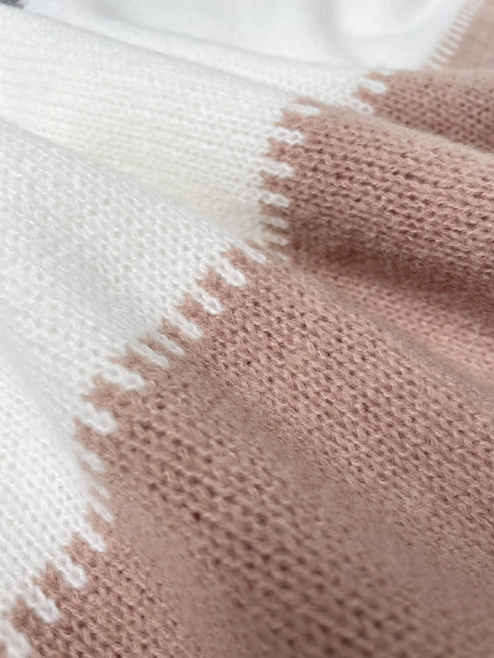 Pull avec motif léopard