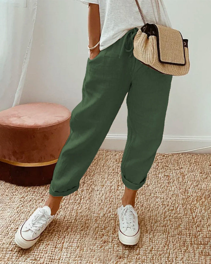 SANNE™ | Pantalon Décontracté pour Femmes avec Confort Respirant et Élégance Intemporelle pour Chaque Jour
