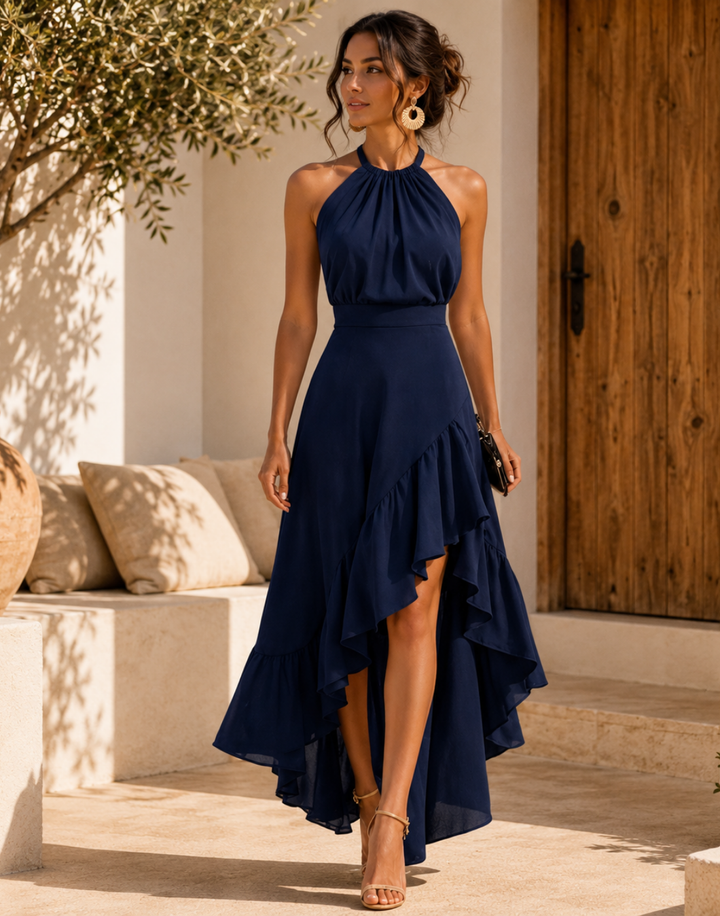 Sarah | Robe Asymétrique Élégante