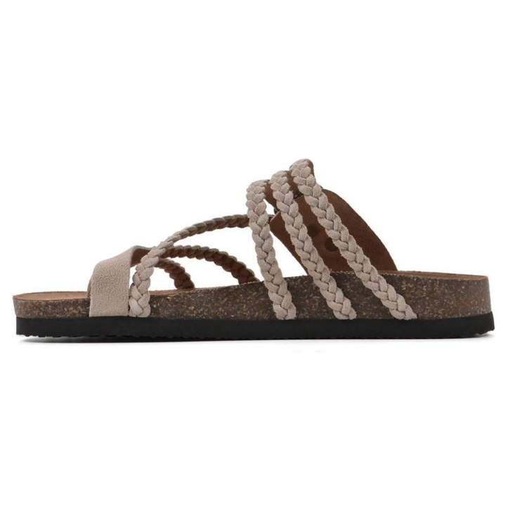 Adriana | Sandales en liège tressées