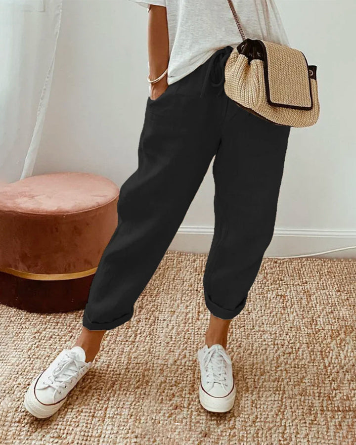 SANNE™ | Pantalon Décontracté pour Femmes avec Confort Respirant et Élégance Intemporelle pour Chaque Jour