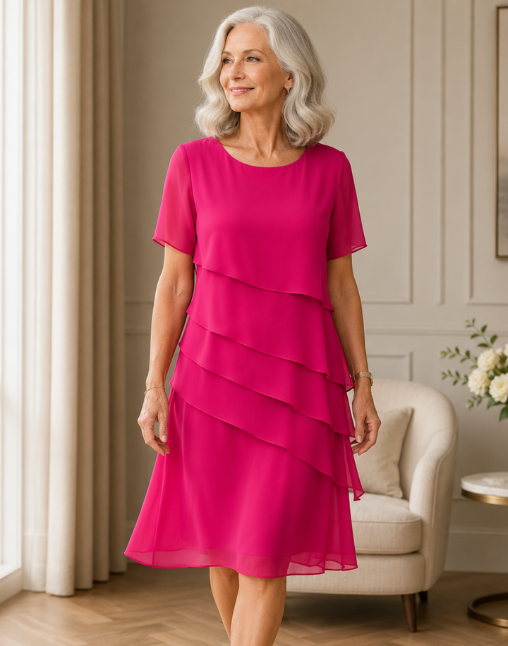Linda | Robe à volants Élégante et Confortable
