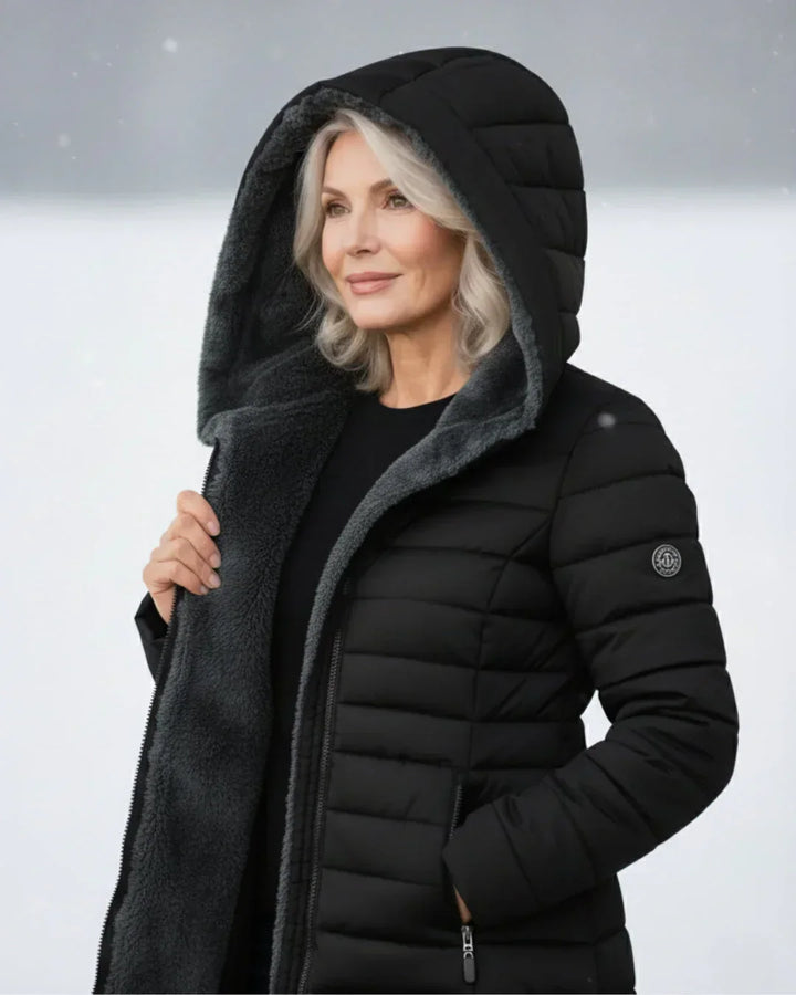 Nicole | Warm Hooded Winter Jacket