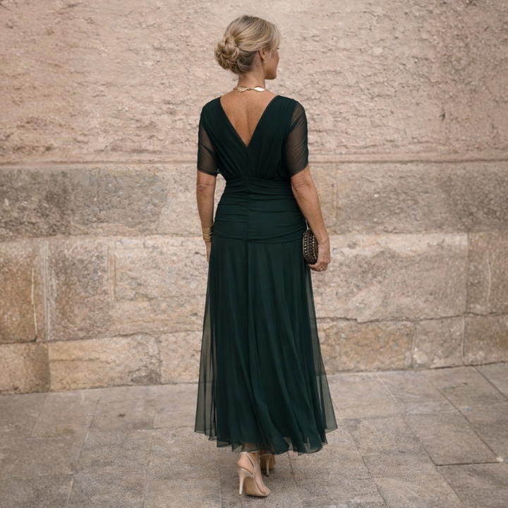 Morgan | Robe Verte Élégante