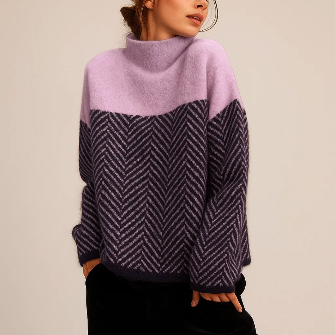Stefanie™ | Pull à col roulé doux