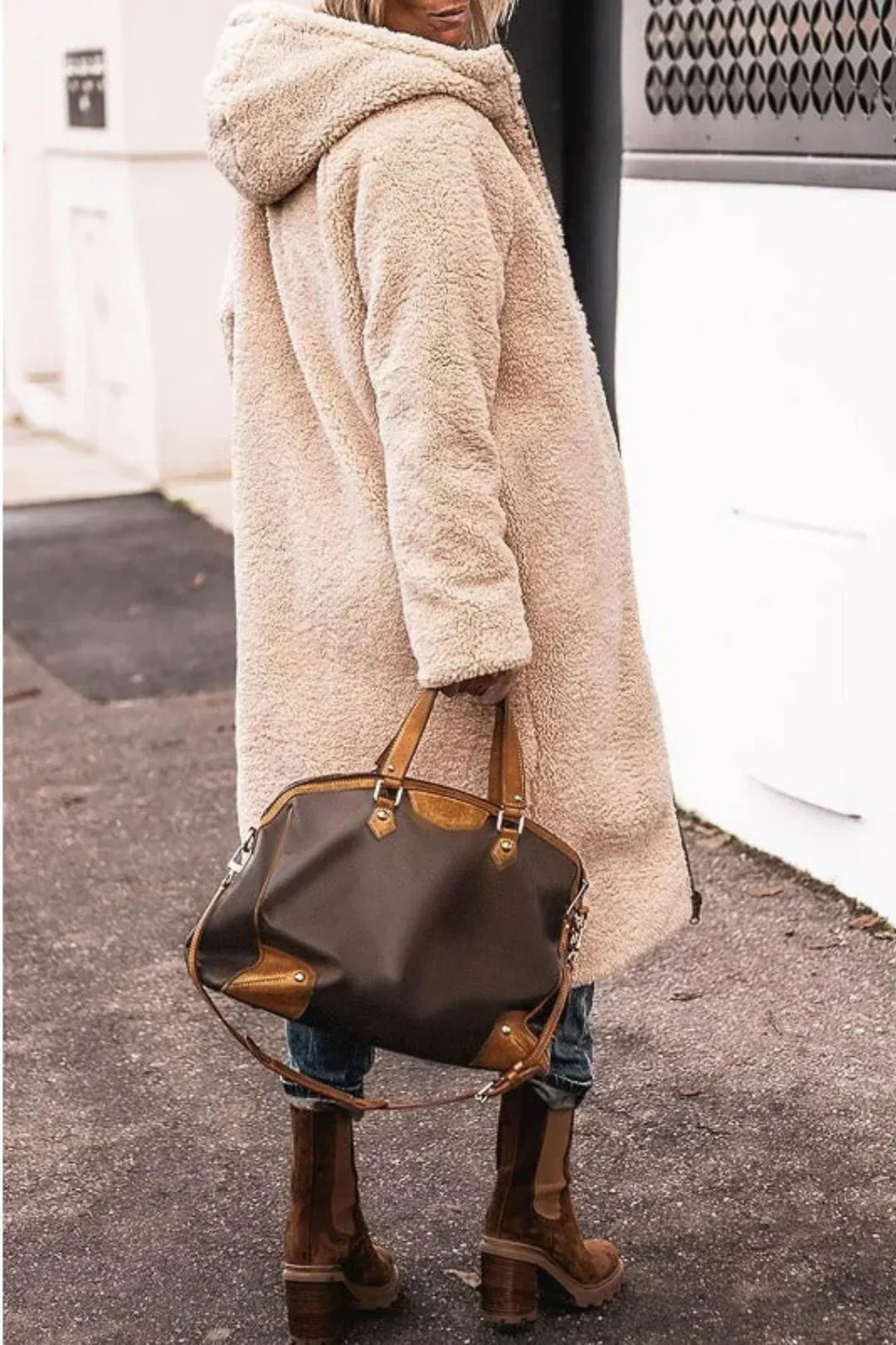 Marielle | Reversible Long Winter Jacket