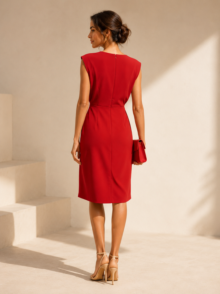 Joséphine | Robe Midi Drapée