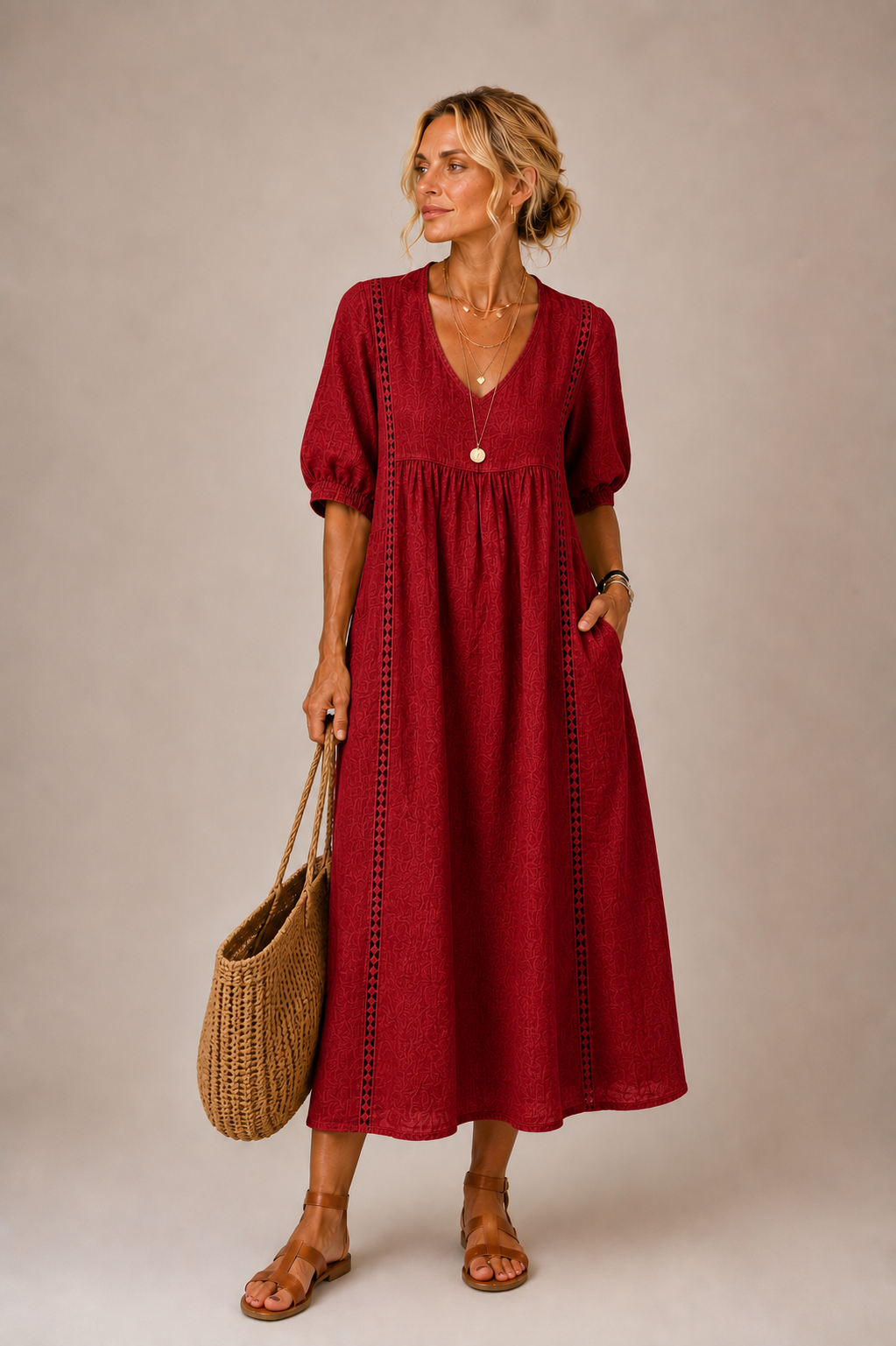 Sophie | Robe Midi Estivale
