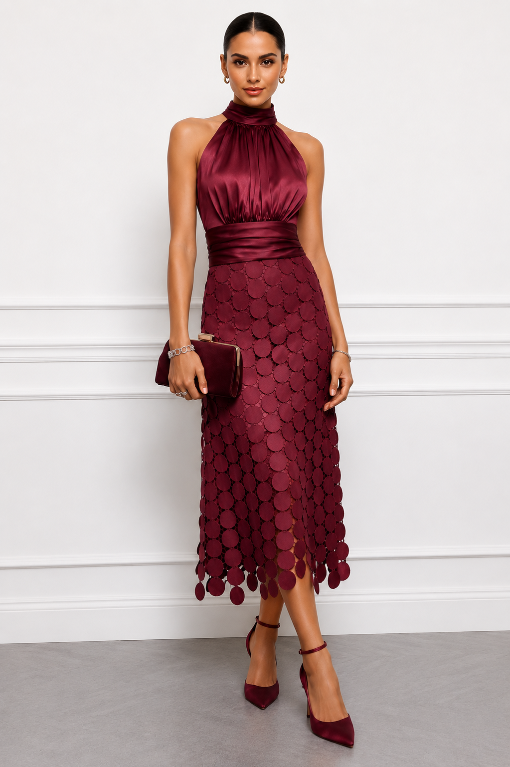 Céline | Robe Midi Cérémonie