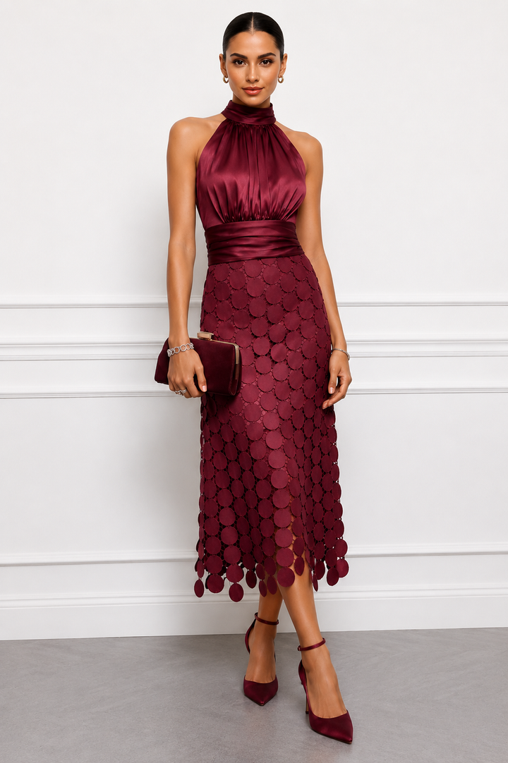 Céline | Robe Midi Cérémonie