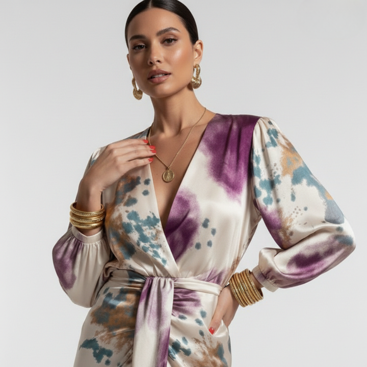 Lourdes™ | Robe Fluide Élégante et Facile à Porter