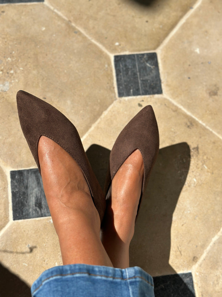 Sandales Yvonne - Marron