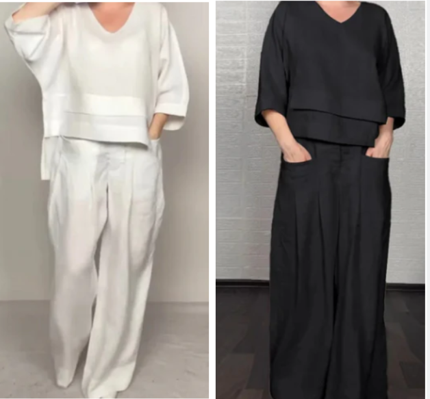 Noa | Ensemble minimaliste fluide pour un confort élégant