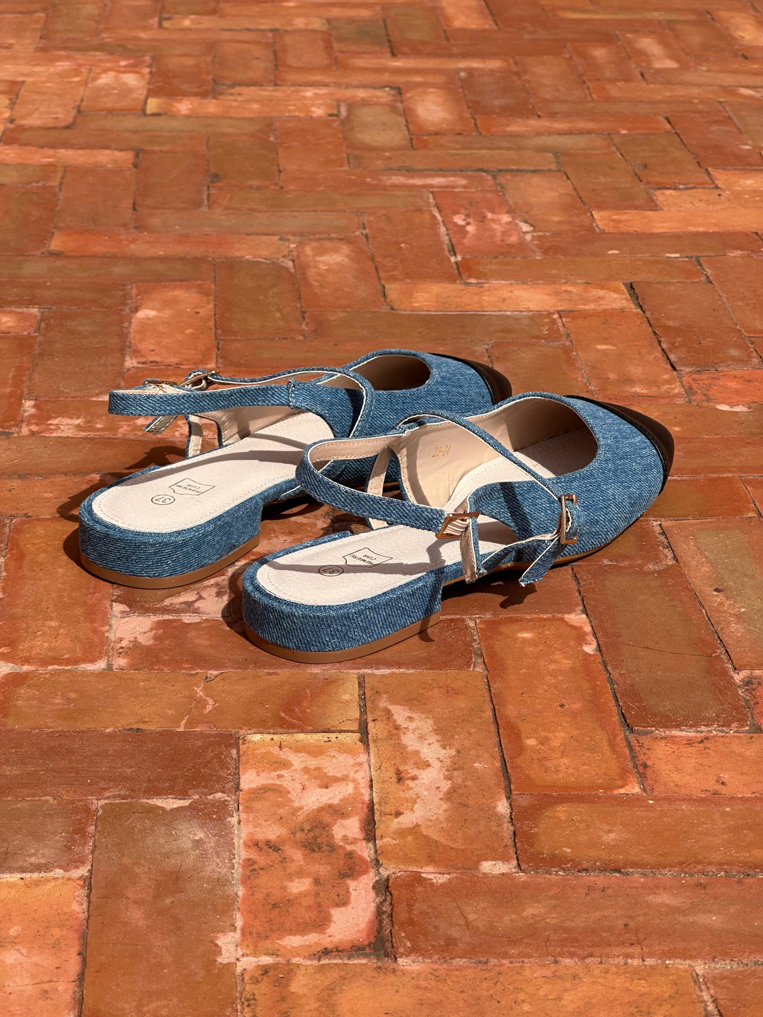 SlingBack Maria - Jeans