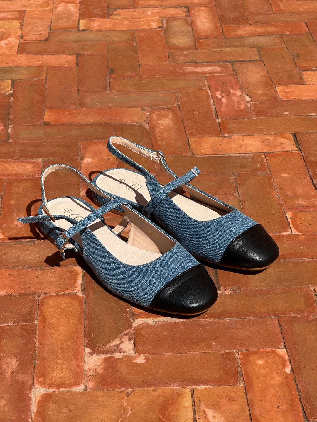 SlingBack Maria - Jeans