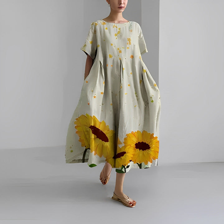 CÉLESTINE | Robe Fleur Bohémienne pour un Style Naturel et Romantique