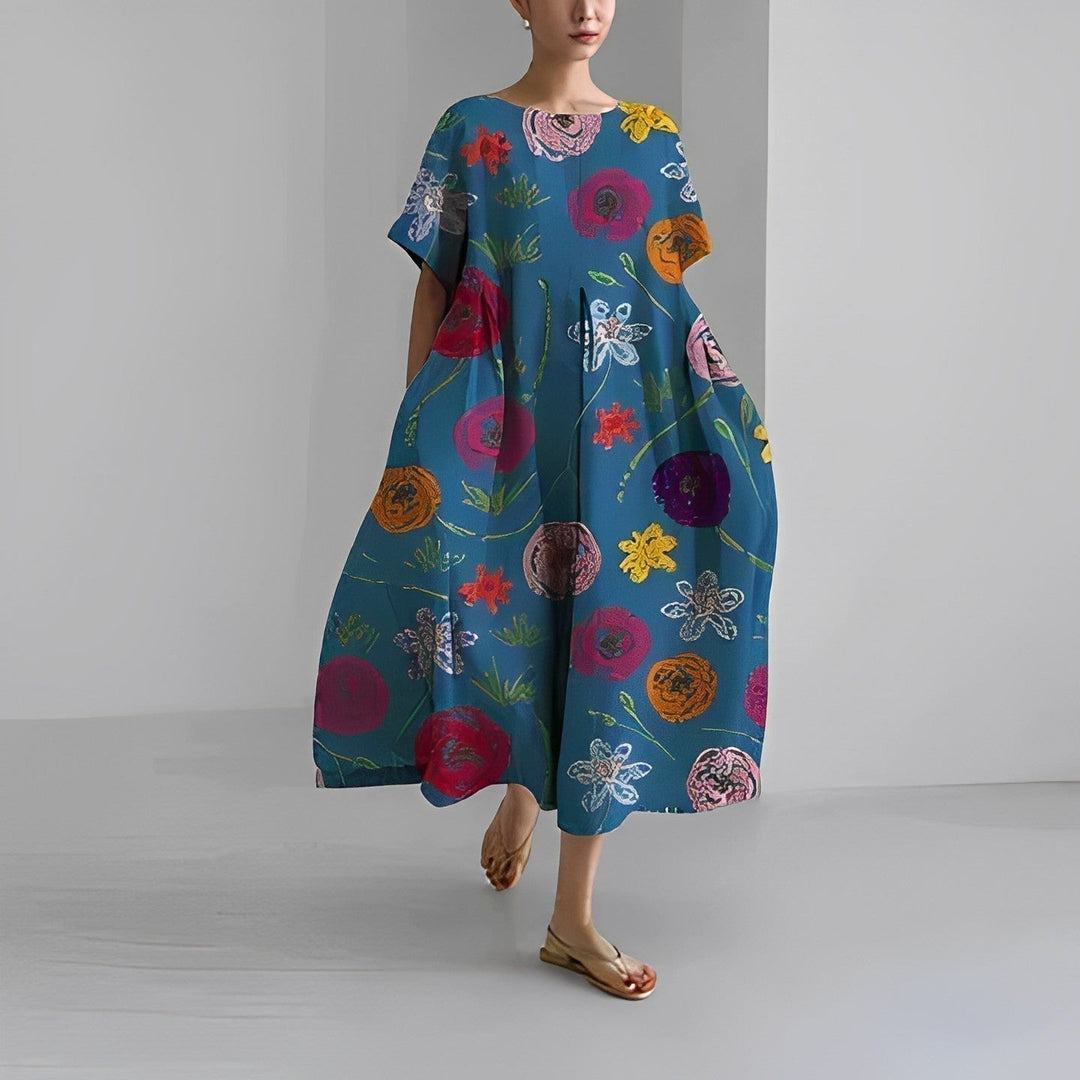 CÉLESTINE | Robe Fleur Bohémienne pour un Style Naturel et Romantique