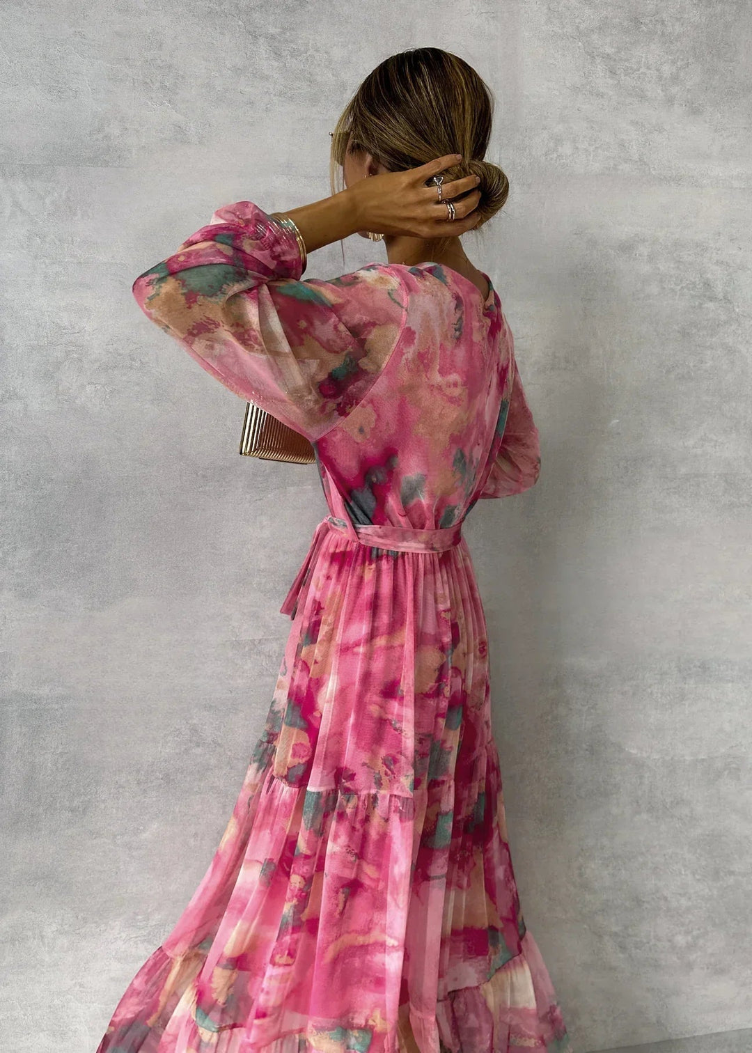 Hazel | Robe portefeuille avec imprimé floral
