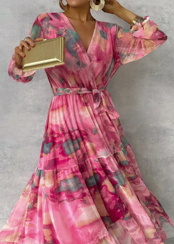 Hazel | Robe portefeuille avec imprimé floral