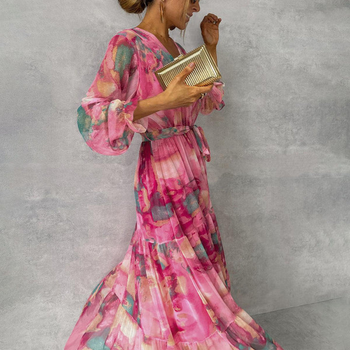 Hazel | Robe portefeuille avec imprimé floral