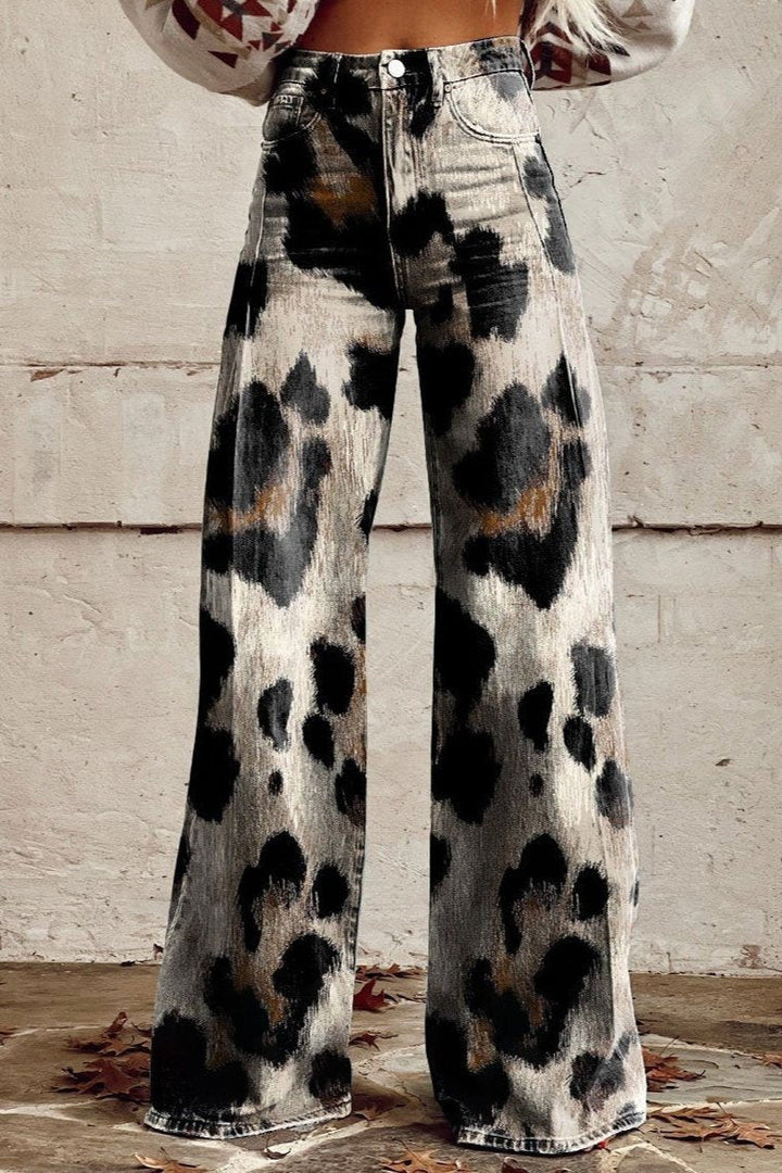 Cheetah | Pantalon Boho Vintage avec Imprimé Chic
