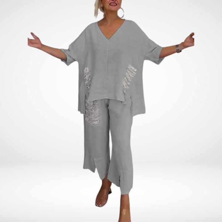 Ensemble d'été chic à deux pièces Briella™