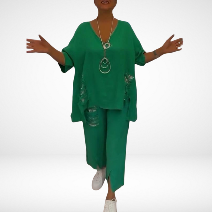 Ensemble d'été chic à deux pièces Briella™