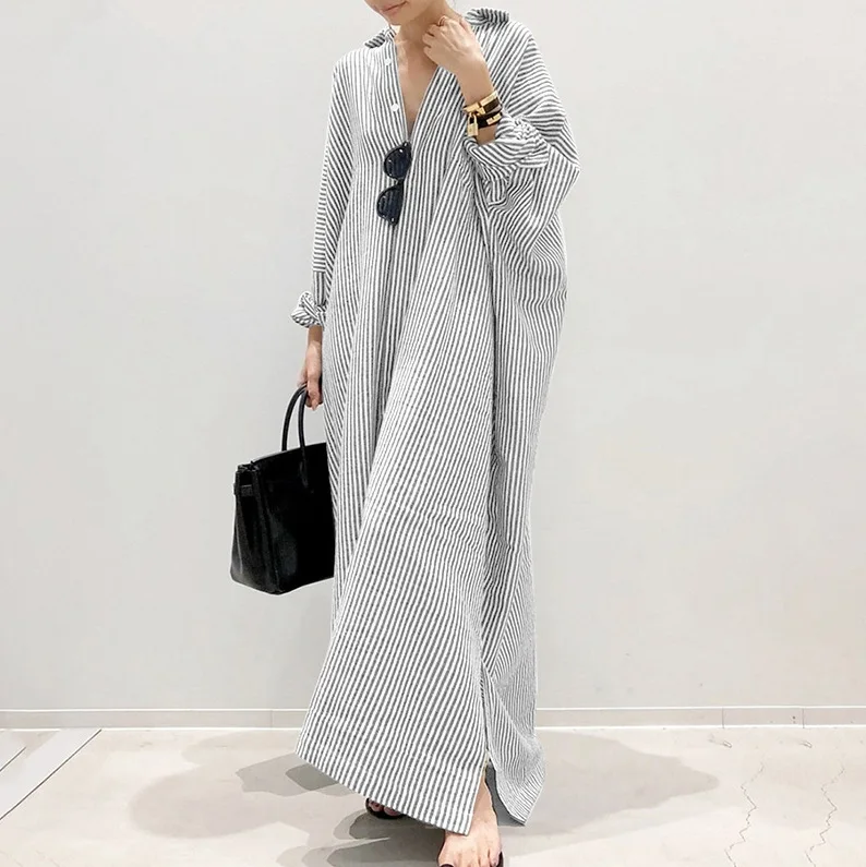 Lena | Robe chemise légèrement oversize
