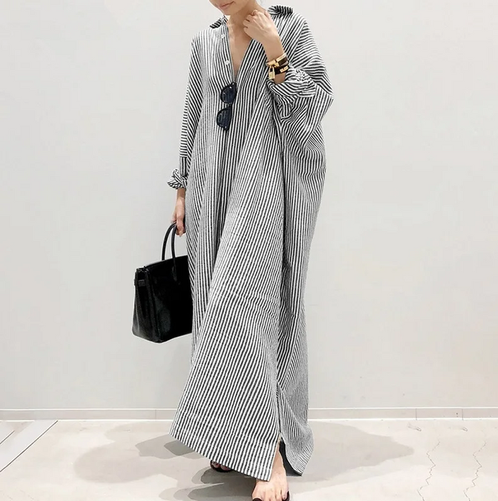 Lena | Robe chemise légèrement oversize