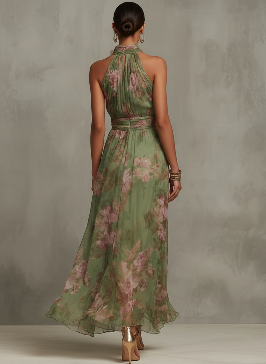 Livia™ | Robe Maxi Élégante à Imprimé Floral