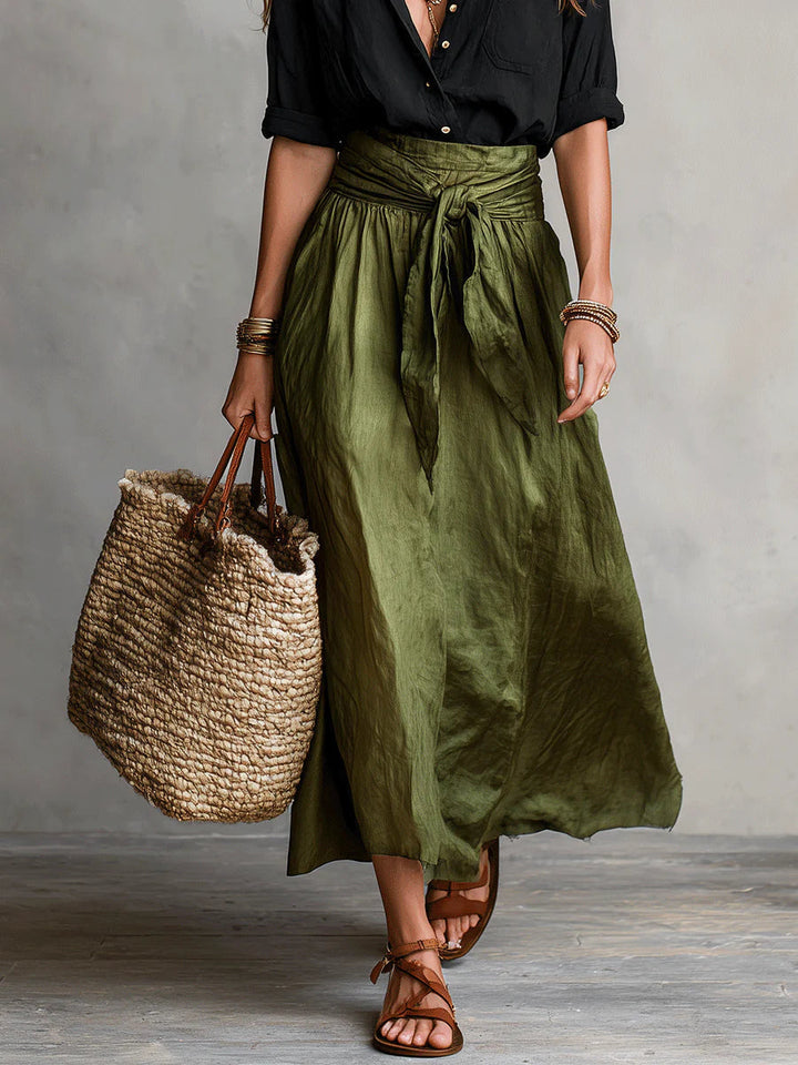 Martina | Robe Maxi Élégante et Fluide à Une Épaule