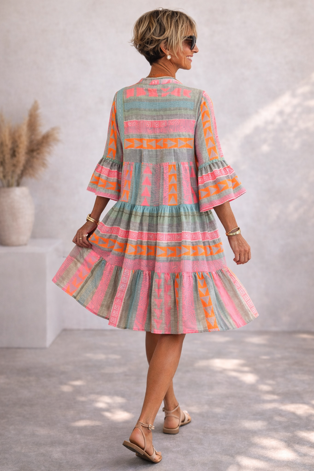 Camille | Robe midi élégante et fluide