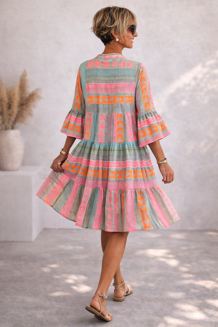 Camille | Robe midi élégante et fluide