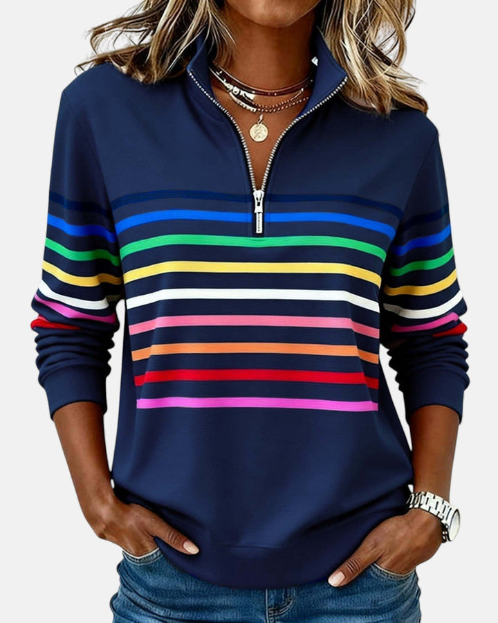 Vera | Pull Rayé Confortable