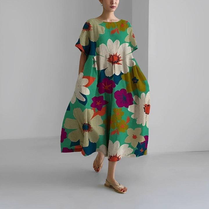CÉLESTINE | Robe Fleur Bohémienne pour un Style Naturel et Romantique