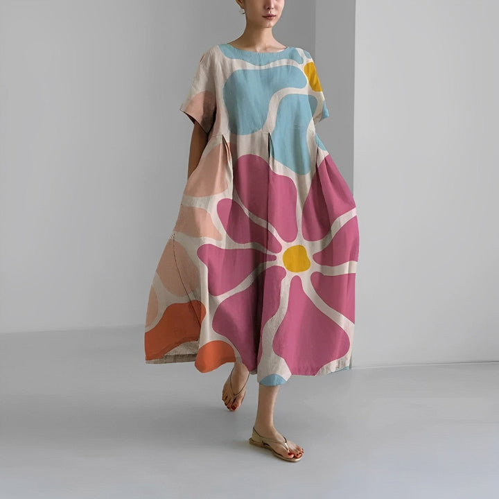 CÉLESTINE | Robe Fleur Bohémienne pour un Style Naturel et Romantique