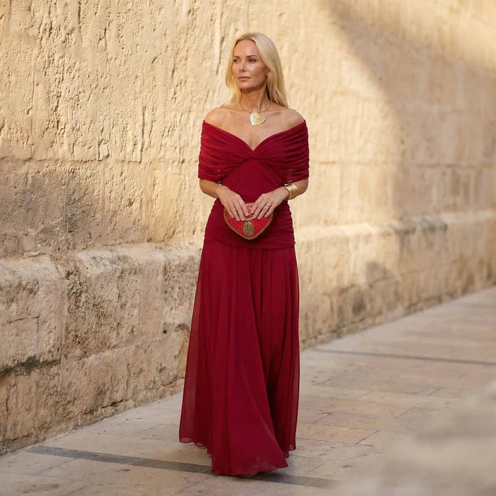 Harper | Robe Rouge Élegante