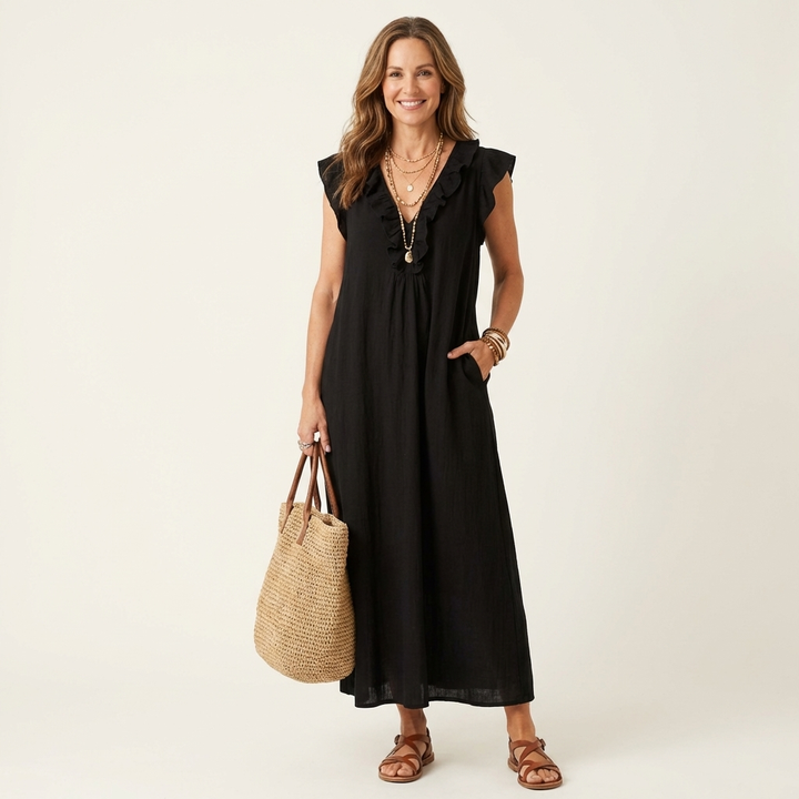 Josette | Robe Maxi en Lin