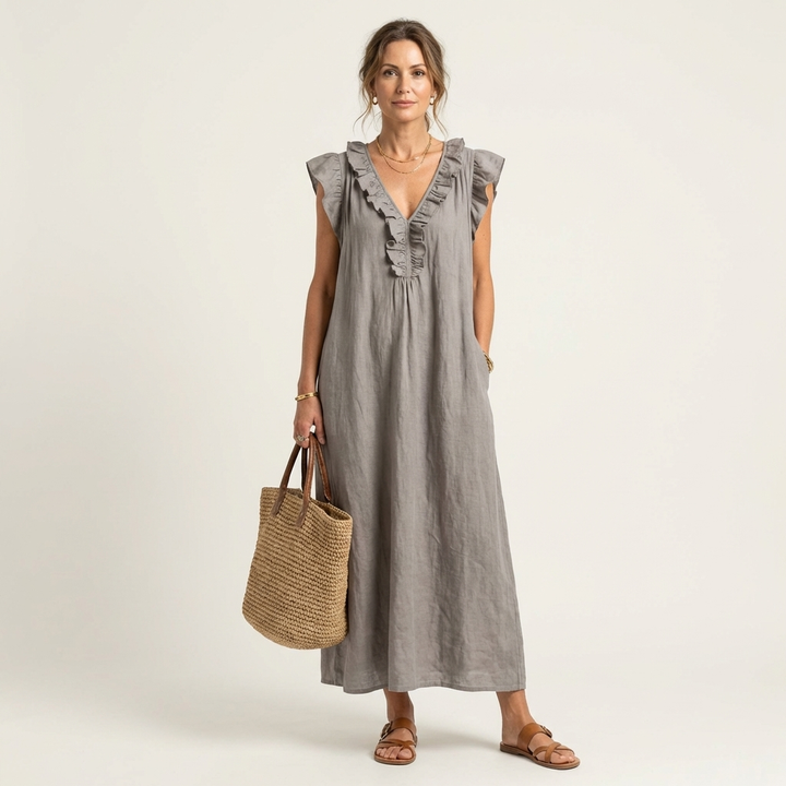 Josette | Robe Maxi en Lin