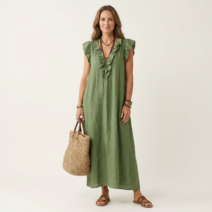 Josette | Robe Maxi en Lin